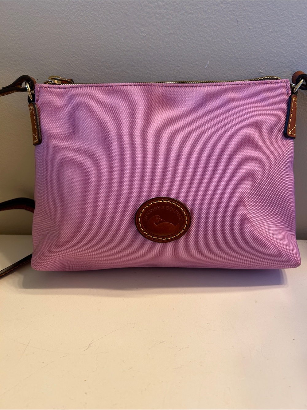 Dooney & Bourke Pink Nylon Crossbody